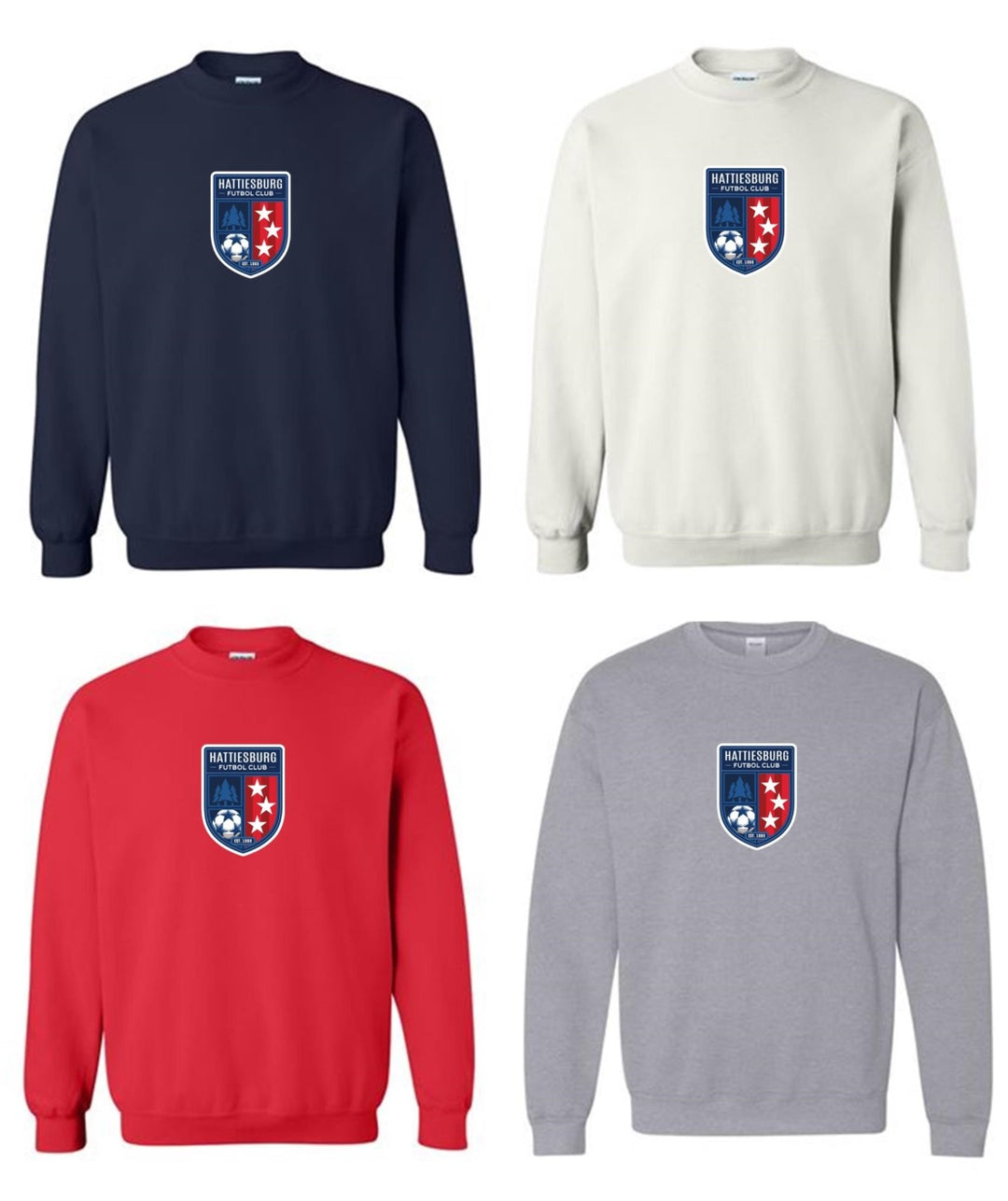 HFC Crew Neck Sweatshirt HFC Spirtwear   - Third Coast Soccer