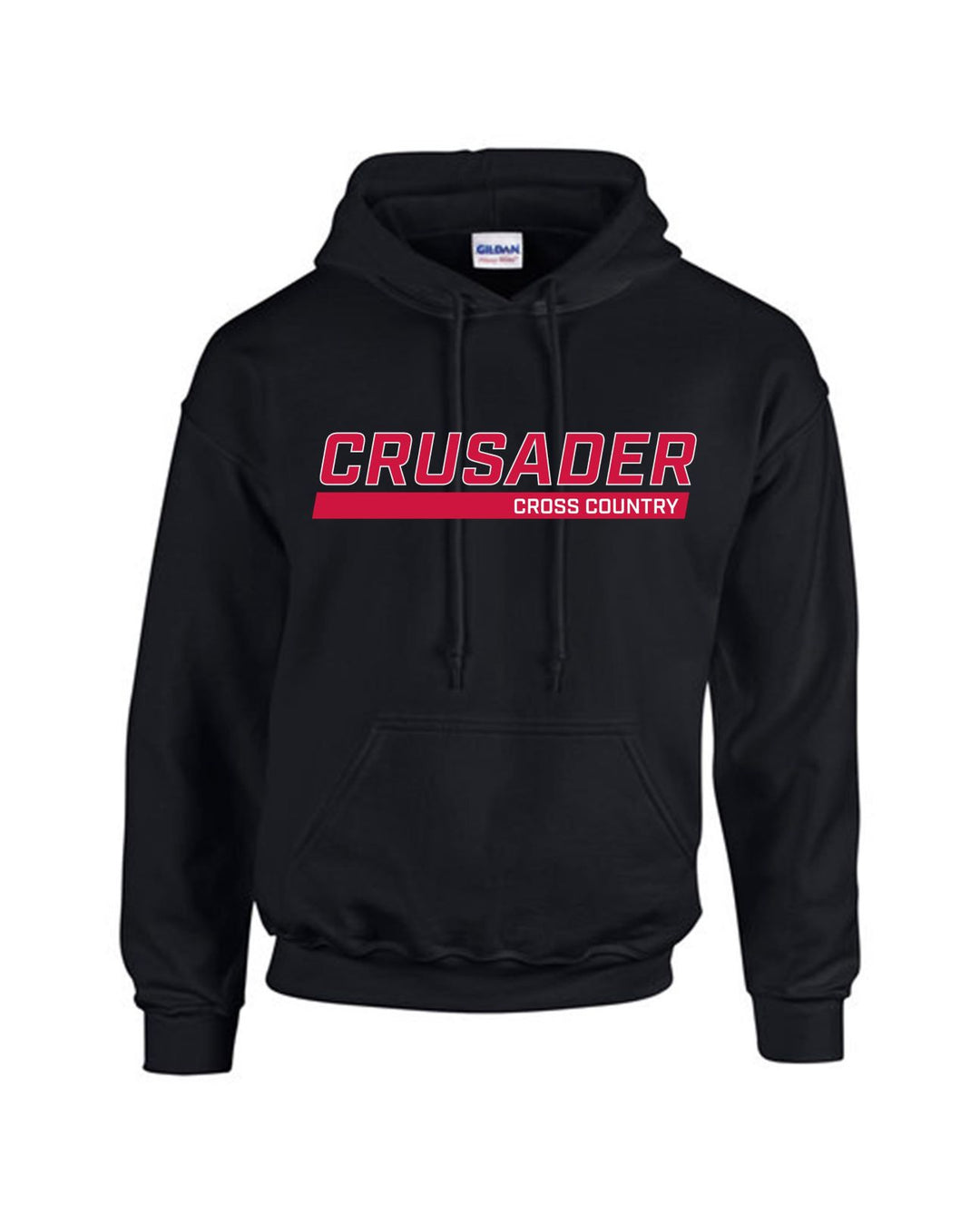 Carey Cross Country Men's Hoody WCU Cross Country Black Crusader - Third Coast Soccer