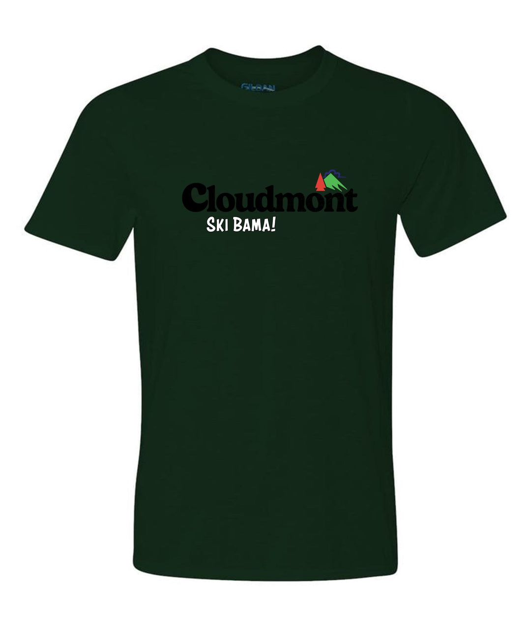 Cloudmont Ski Bama Short-Sleeve T-Shirt Cloudmont Ski Bama Forest Youth Small - Third Coast Soccer