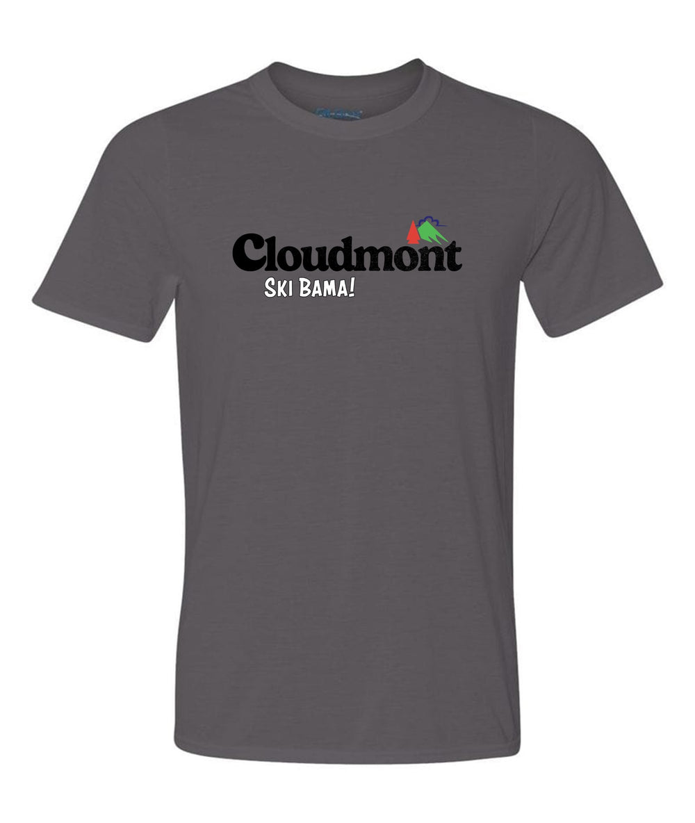 Cloudmont Ski Bama Short-Sleeve T-Shirt Cloudmont Ski Bama Charcoal Youth Small - Third Coast Soccer