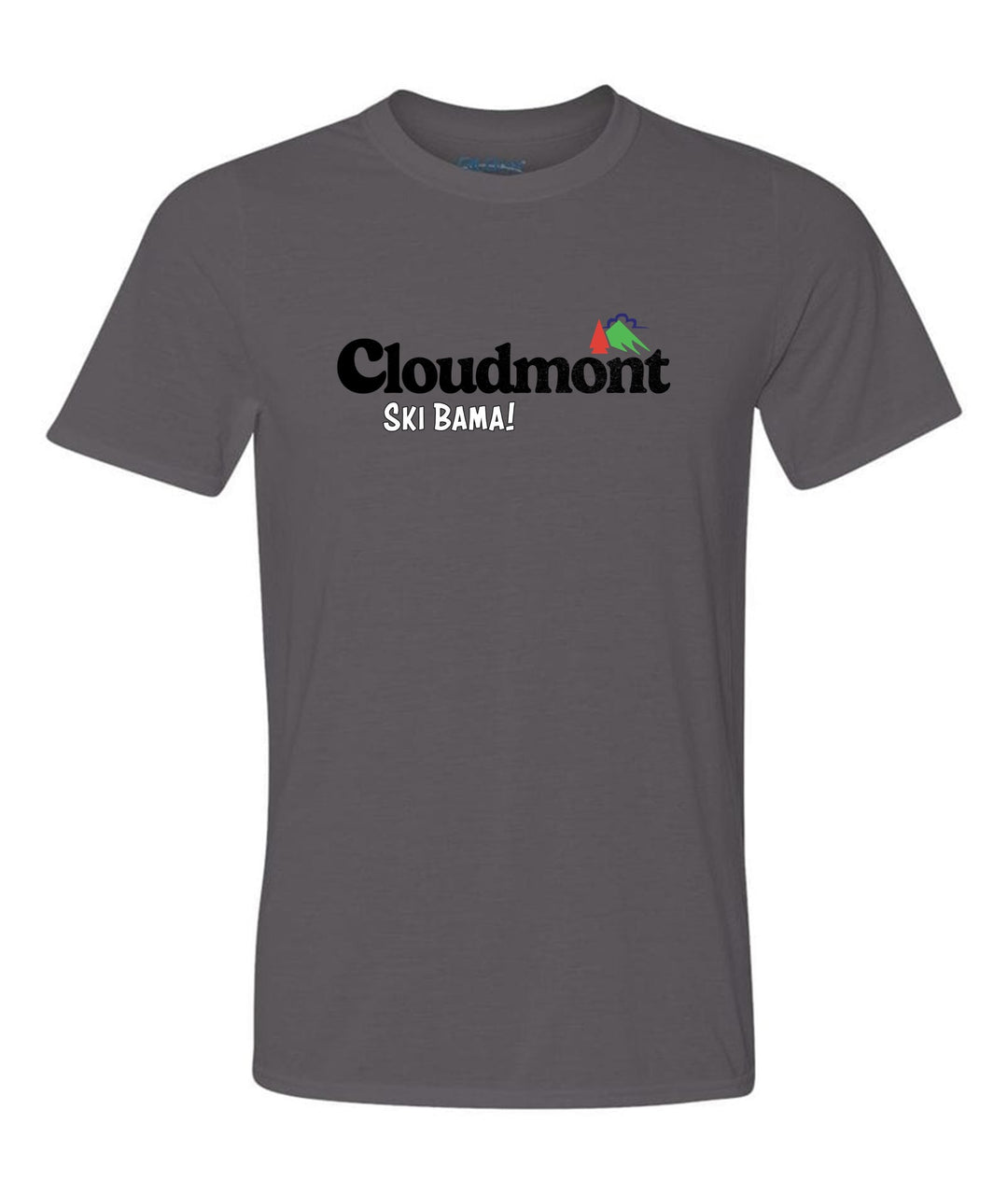 Cloudmont Ski Bama Short-Sleeve T-Shirt Cloudmont Ski Bama Charcoal Youth Small - Third Coast Soccer