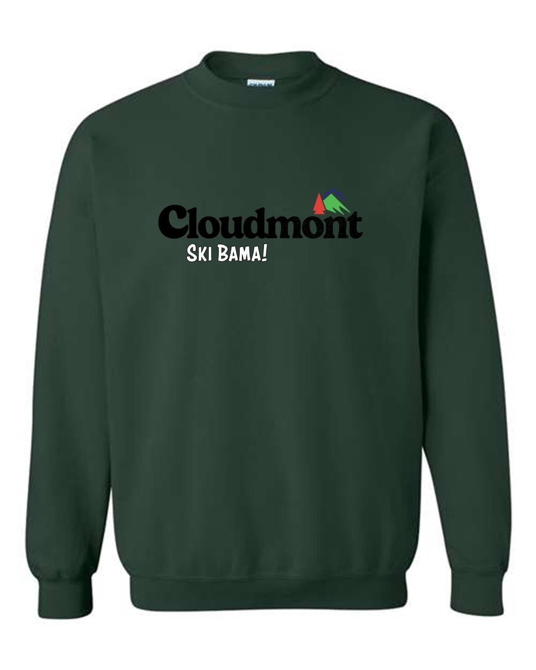 Cloudmont Ski Bama Crewneck Sweatshirt Cloudmont Ski Bama Forest Youth Small - Third Coast Soccer