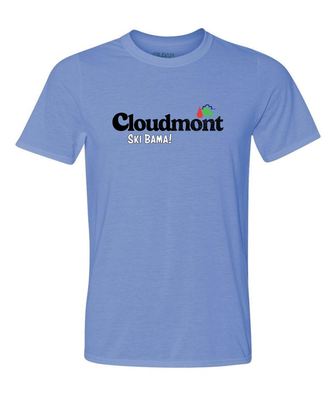 Cloudmont Ski Bama Short-Sleeve T-Shirt Cloudmont Ski Bama Light Blue Youth Small - Third Coast Soccer