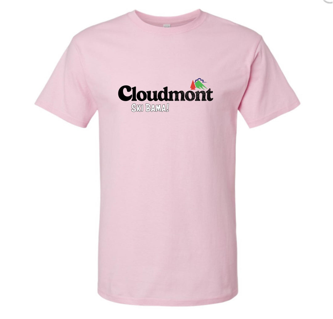 Cloudmont Ski Bama Short-Sleeve T-Shirt Cloudmont Ski Bama Light Pink Youth Small - Third Coast Soccer
