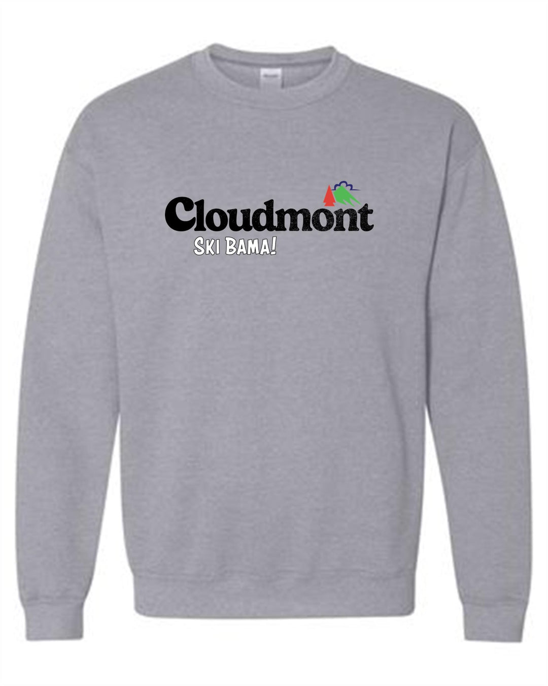 Cloudmont Ski Bama Crewneck Sweatshirt Cloudmont Ski Bama Sport Grey Youth Small - Third Coast Soccer