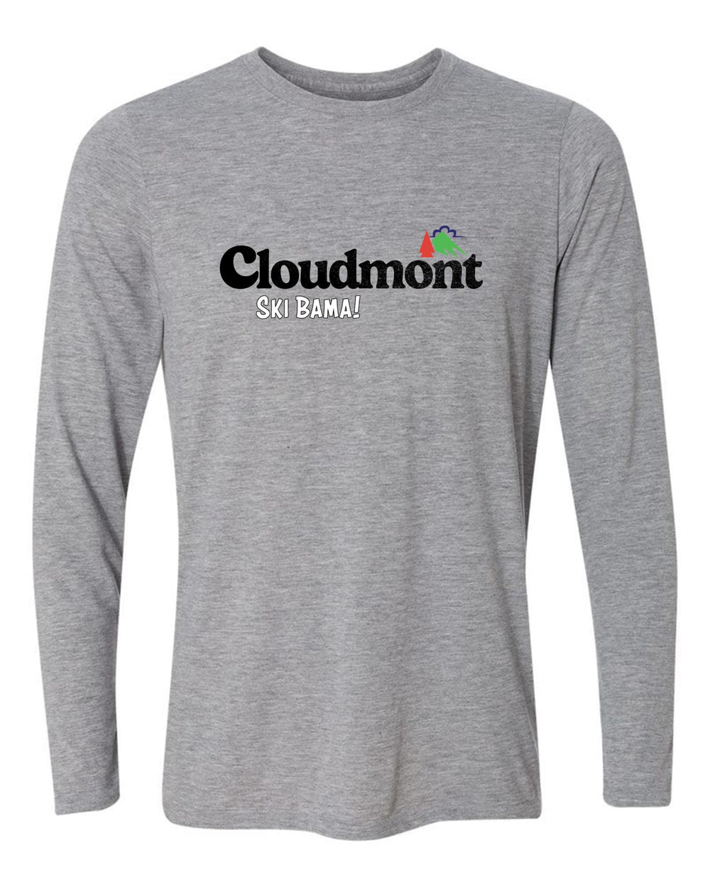Cloudmont Ski Bama Long-Sleeve T-Shirt Cloudmont Ski Bama Sport Grey Youth Small - Third Coast Soccer