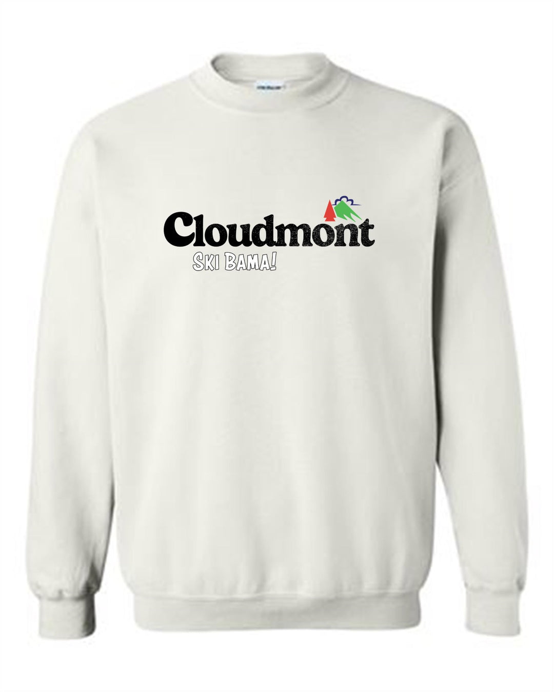 Cloudmont Ski Bama Crewneck Sweatshirt Cloudmont Ski Bama White Youth Small - Third Coast Soccer