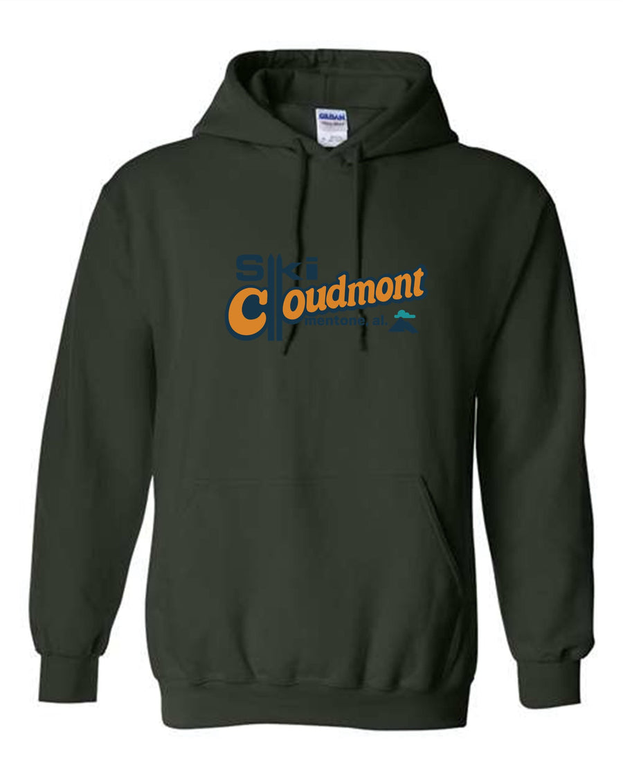 Ski Cloudmont Hooded Sweatshirt Ski Cloudmont Skis Forest Youth Small - Third Coast Soccer