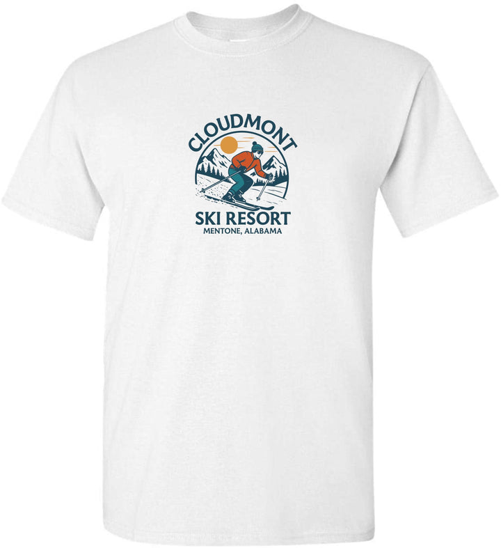 Cloudmont Ski Resort Short-Sleeve T-Shirt Cloudmont Ski Resort White Youth Small - Third Coast Soccer