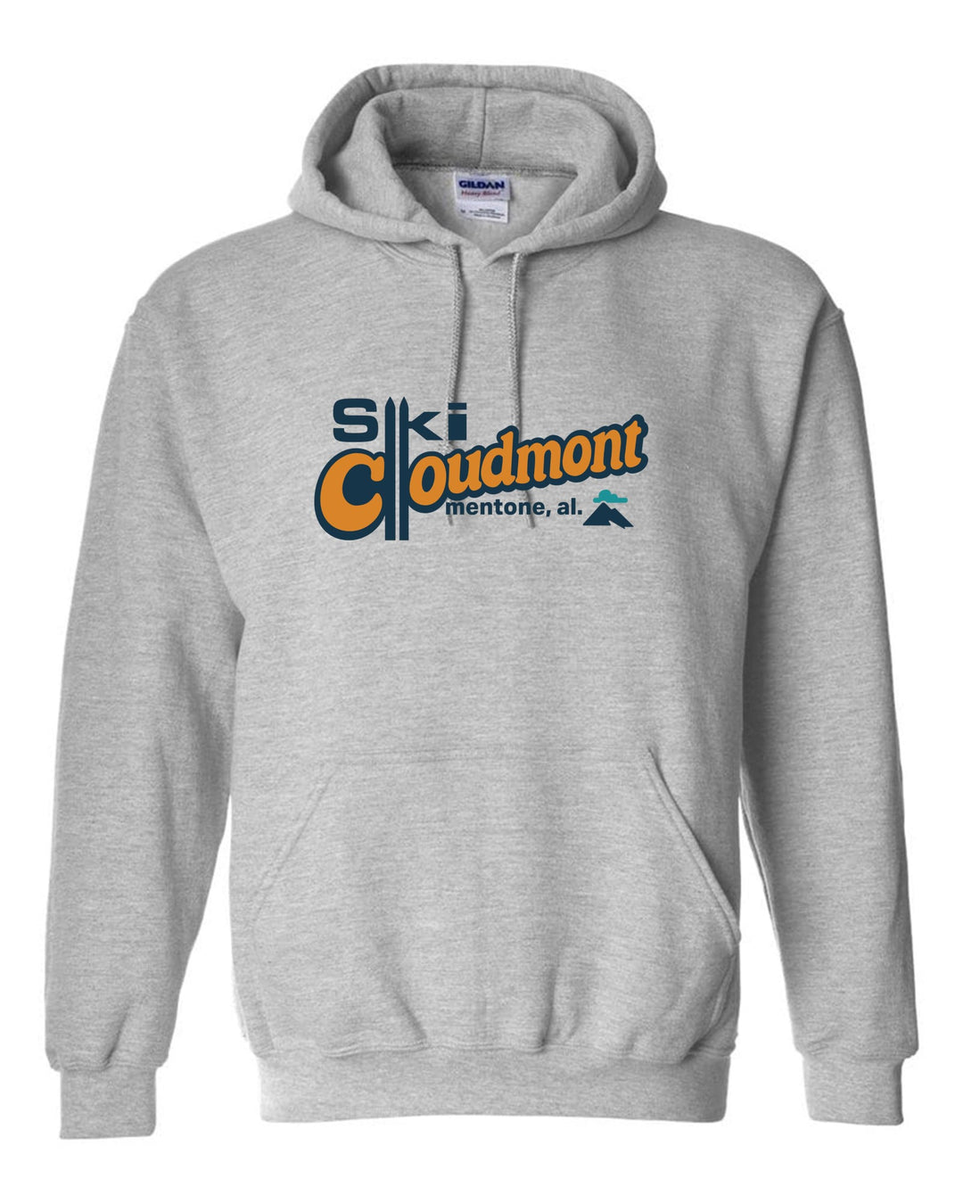 Ski Cloudmont Hooded Sweatshirt Ski Cloudmont Skis Sport Grey Youth Small - Third Coast Soccer