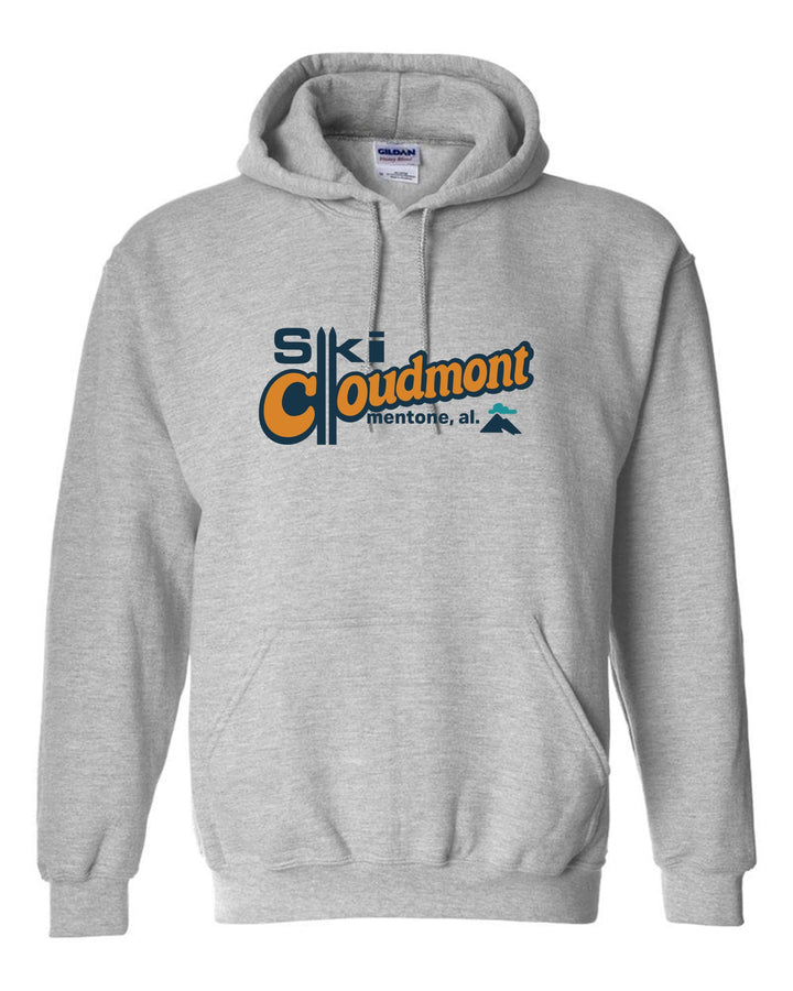 Ski Cloudmont Hooded Sweatshirt Ski Cloudmont Skis Sport Grey Youth Small - Third Coast Soccer