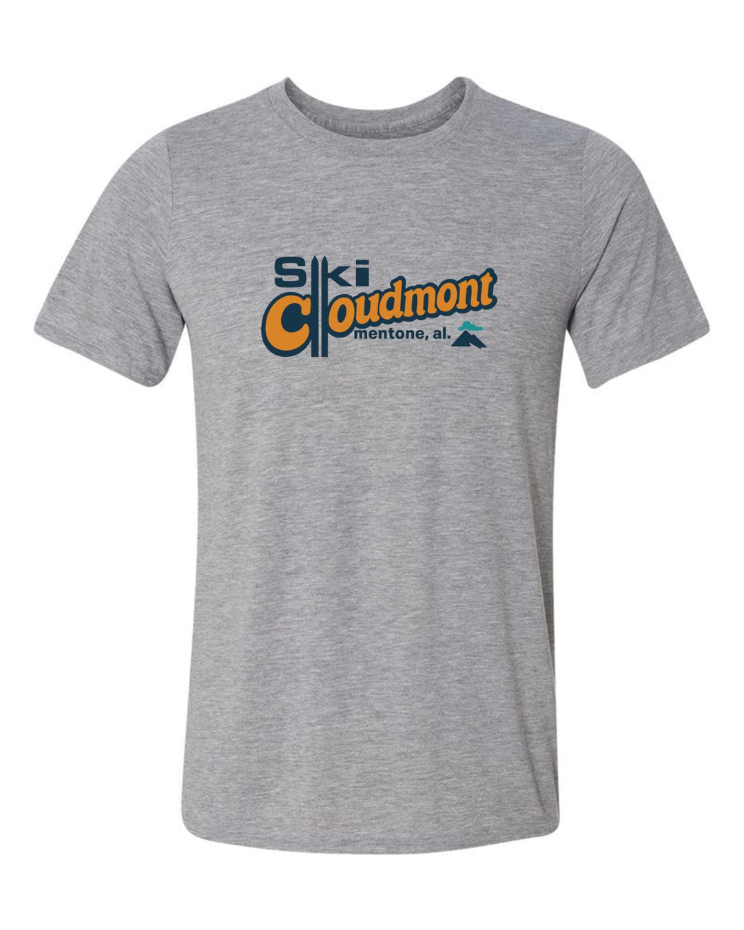 Ski Cloudmont Short-Sleeve T-Shirt Ski Cloudmont Skis Sport Grey Youth Small - Third Coast Soccer