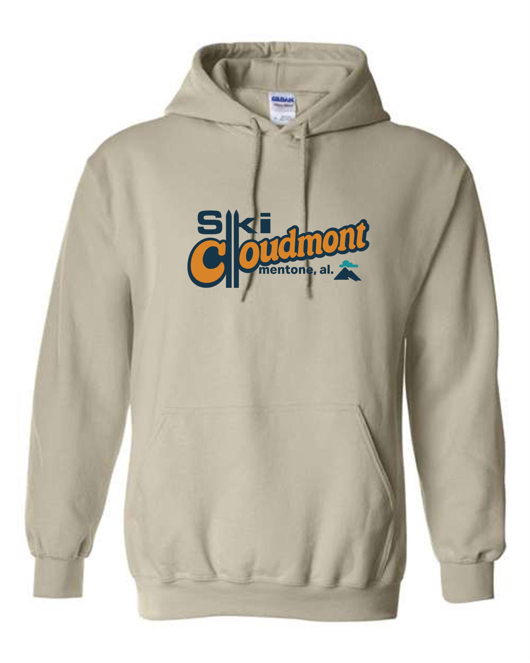 Ski Cloudmont Hooded Sweatshirt Ski Cloudmont Skis Sand Youth Small - Third Coast Soccer