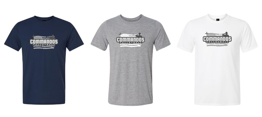 AHSA Commandos Volleyball Short-Sleeve Performance T-Shirt AHSA Girls Volleyball - Third Coast Soccer