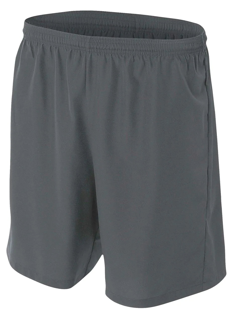 A4 7" Mens Soccer Short Shorts Graphite Mens Small - Third Coast Soccer