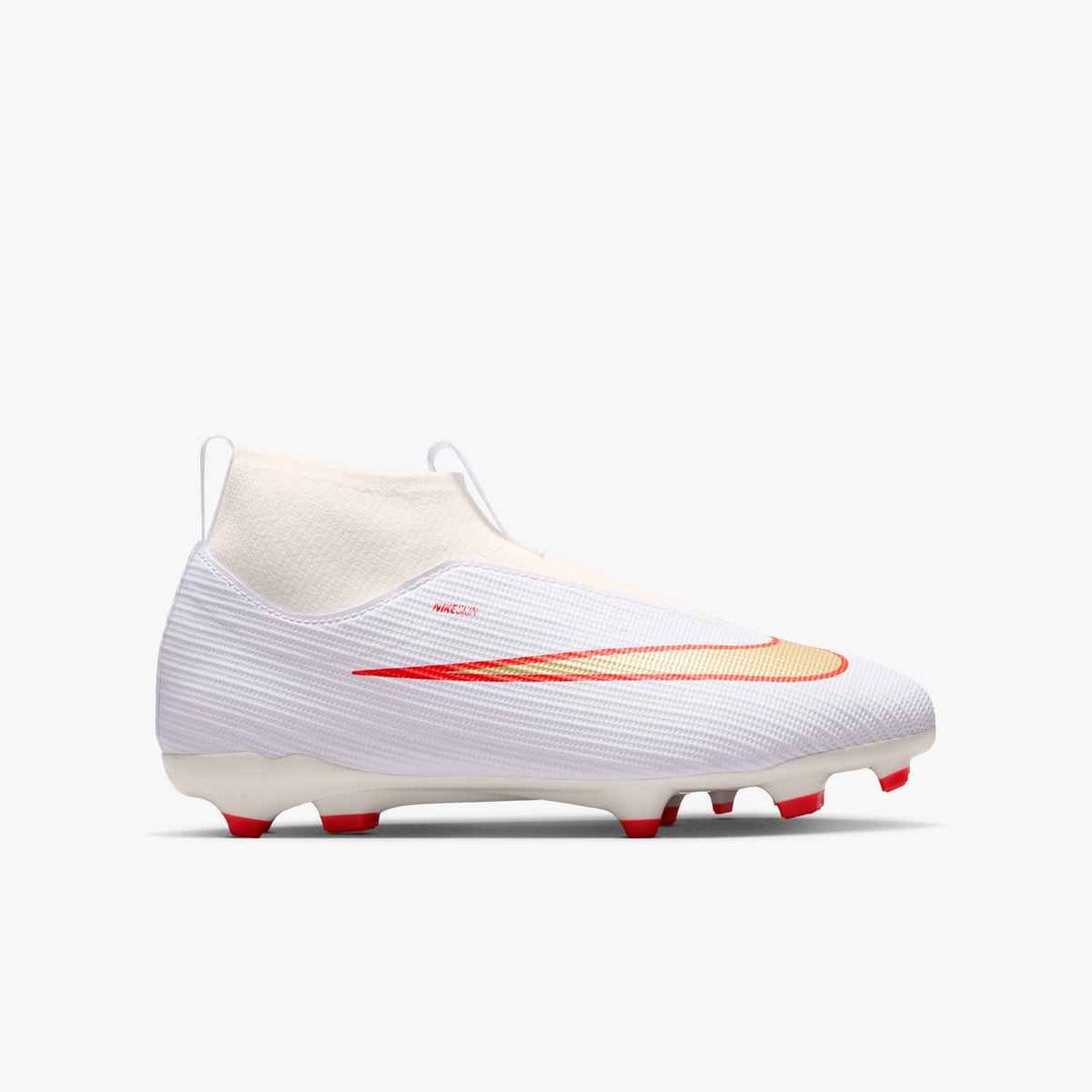 Nike Junior Mercurial Superfly 11 Academy FG/MG - White/Crimson