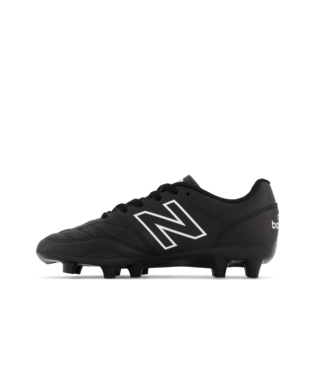 New Balance 442 V2 Academy Junior FG - Black/White - WIDE Youth Footwear   - Third Coast Soccer