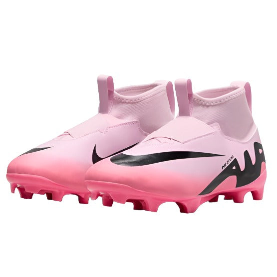 Nike Junior Mercurial Superfly 9 Academy FG - Pink Foam/Black Youth Footwear   - Third Coast Soccer