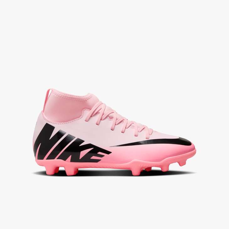 Nike Junior Mercurial Superfly 9 Club FG - Pink Foam/Black Youth Footwear   - Third Coast Soccer