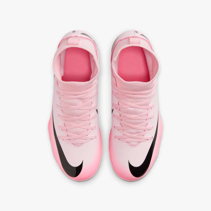 Nike Junior Mercurial Superfly 9 Club FG - Pink Foam/Black Youth Footwear   - Third Coast Soccer