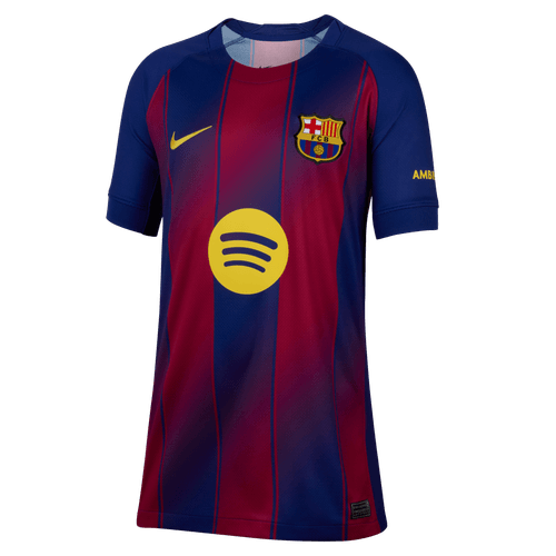 Nike Youth FC Barcelona Home Jersey 25/26 Club Replica - Third Coast Soccer