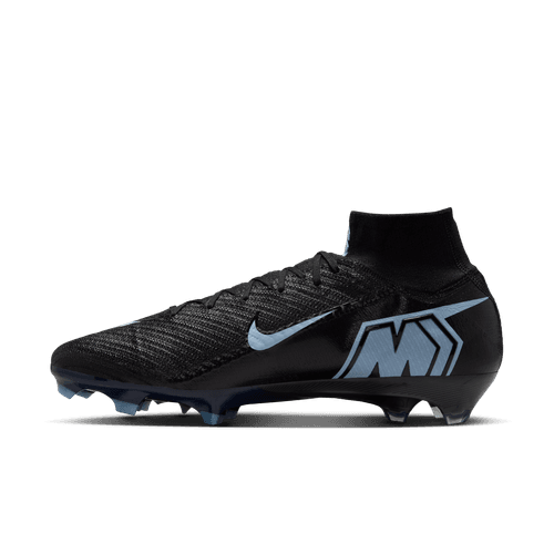 Nike Mercurial Superfly 10 Elite FG - Black/Ice Blue Men's Footwear - Third Coast Soccer