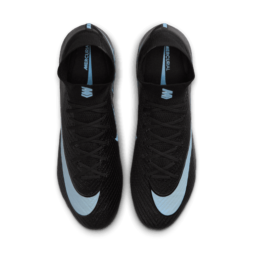 Nike Mercurial Superfly 10 Elite FG - Black/Ice Blue Men's Footwear - Third Coast Soccer