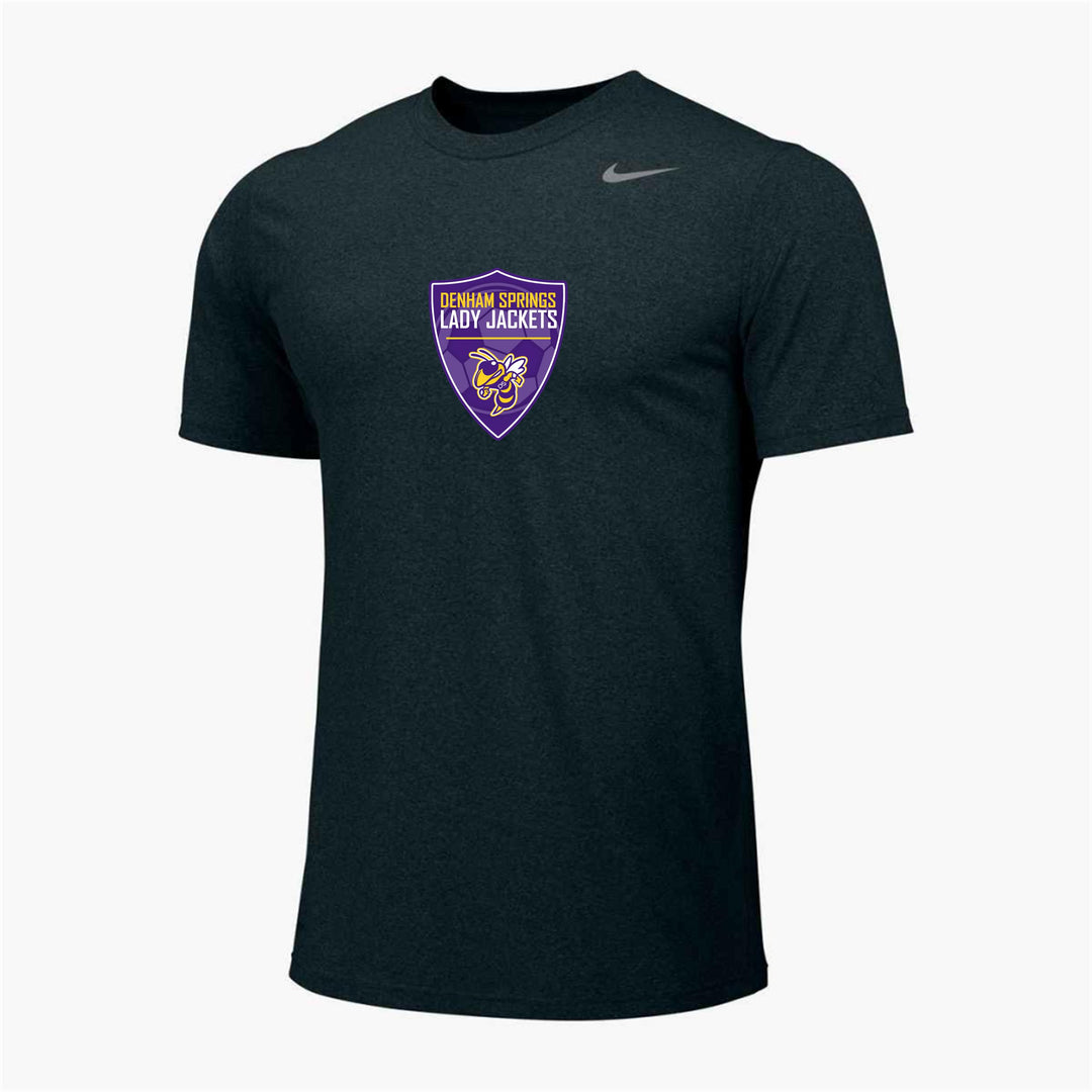 Nike DSHS Girls Soccer Legend Tee Denham Springs HS Black Mens Small - Third Coast Soccer