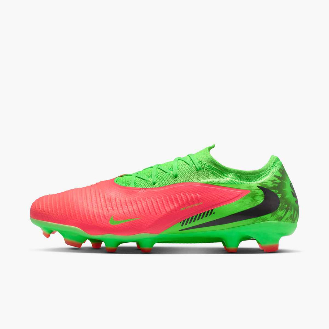 Nike Phantom 6 Low Pro Haaland FG - Hot Punch/Black/Green Men's Footwear - Third Coast Soccer