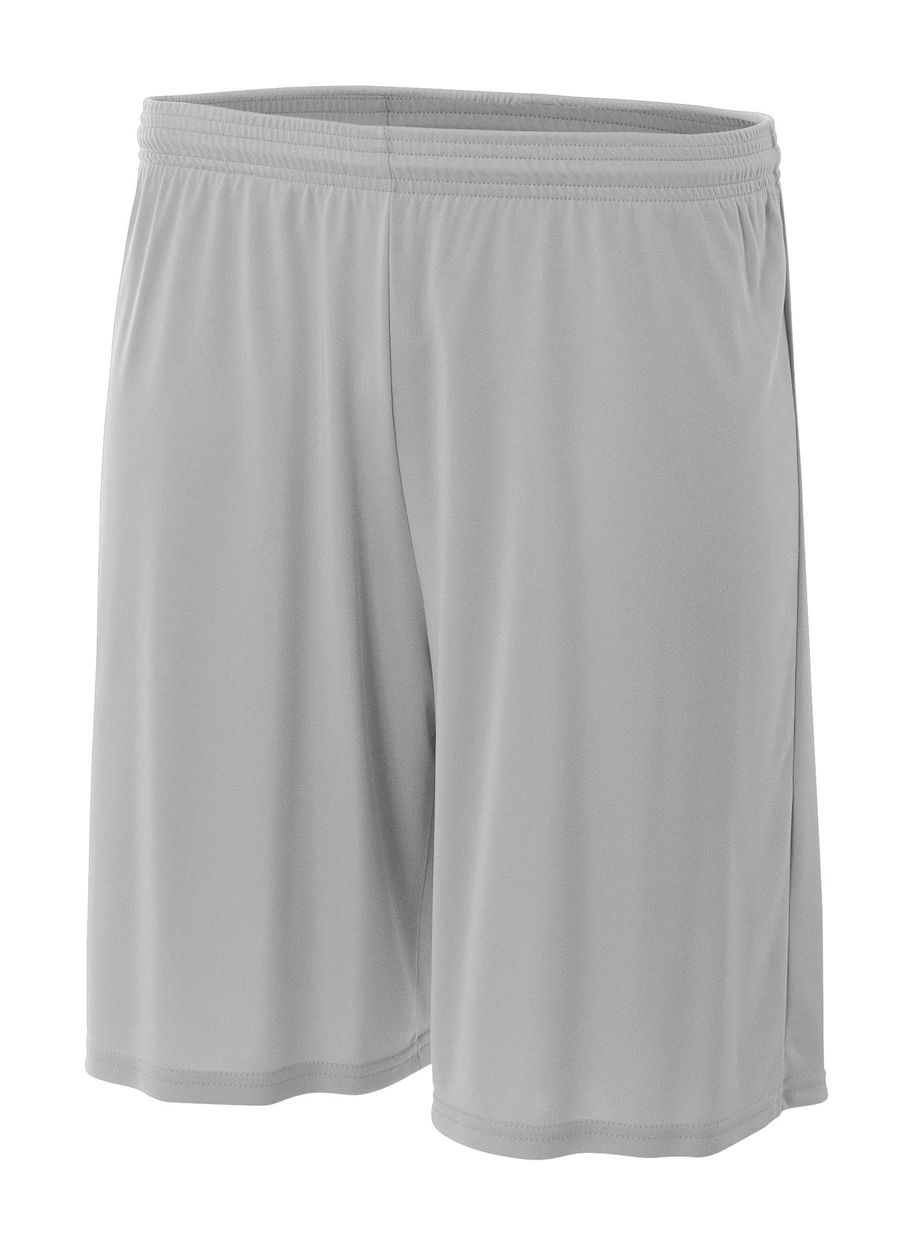 A4 7" Cooling Performance Short Shorts Silver Mens Small - Third Coast Soccer