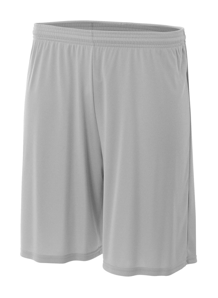 A4 7" Cooling Performance Short Shorts Silver Mens Small - Third Coast Soccer