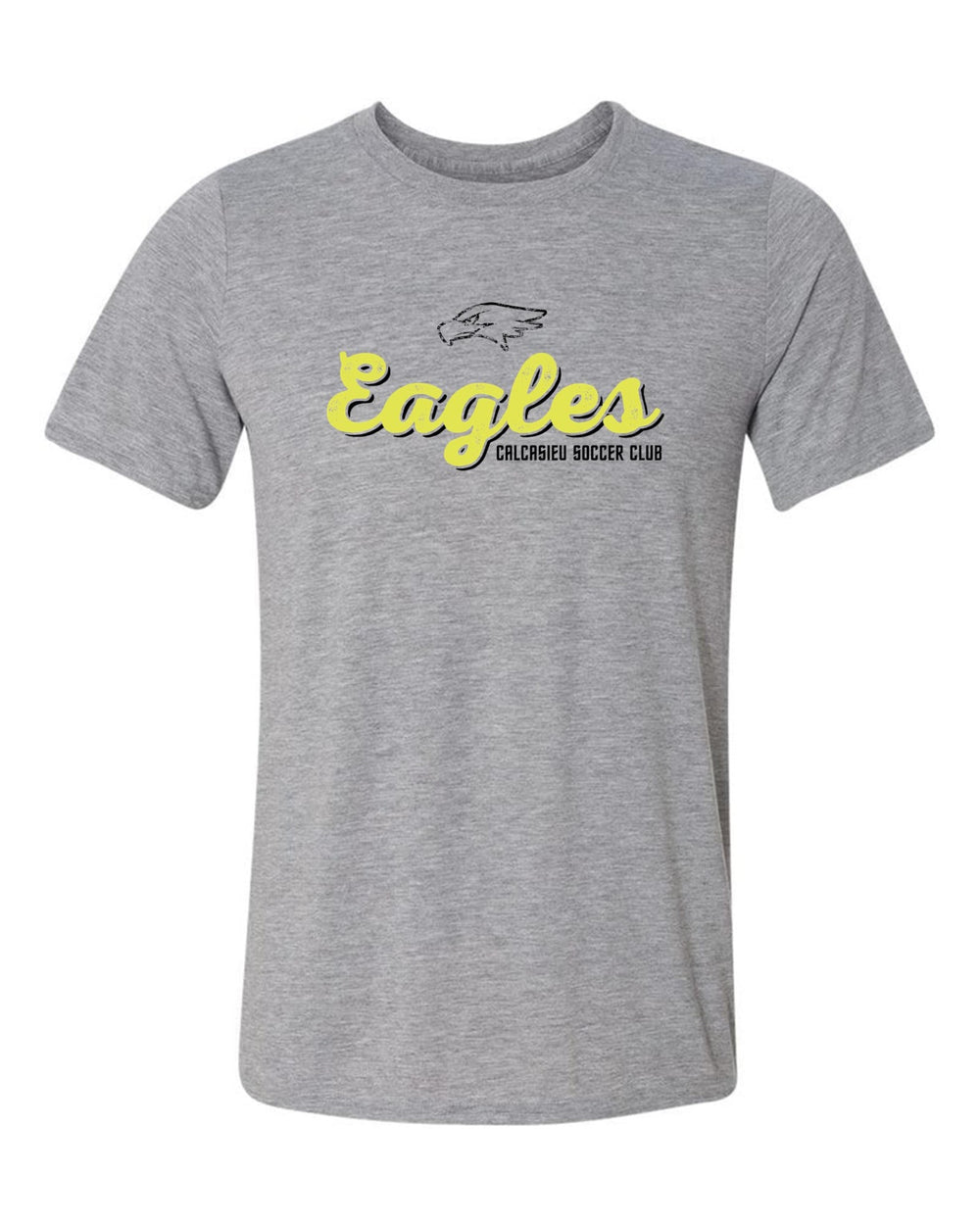 Calcasieu Soccer Club Eagles Short-Sleeve T-Shirt CSC Spiritwear Sport Grey Youth Small - Third Coast Soccer