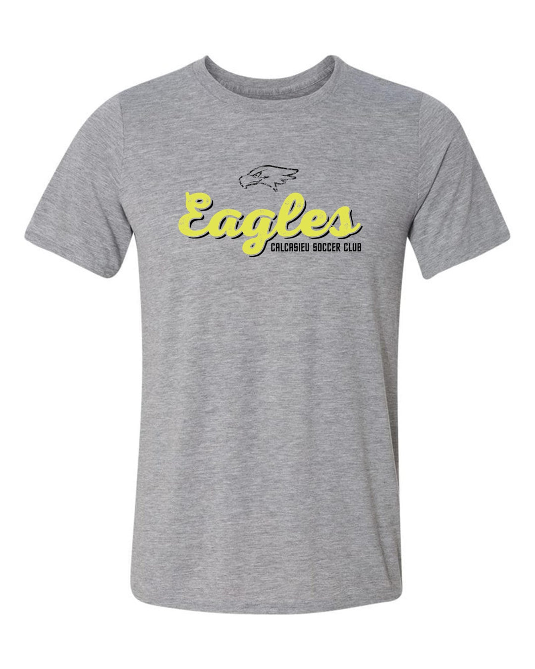 Calcasieu Soccer Club Eagles Short-Sleeve T-Shirt CSC Spiritwear Sport Grey Youth Small - Third Coast Soccer