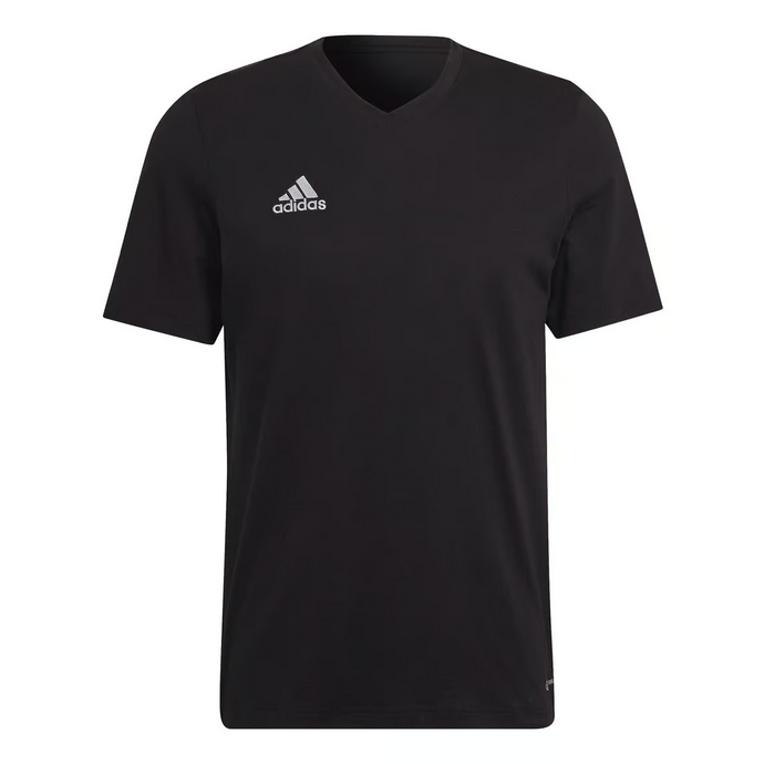 adidas Entrada 22 Poly Tee - Black T-Shirts   - Third Coast Soccer