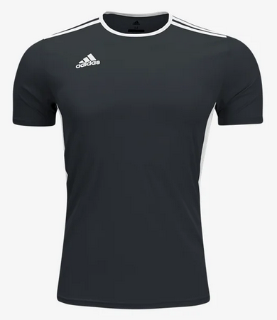 adidas Entrada 18 Jersey - Black/White Jerseys   - Third Coast Soccer