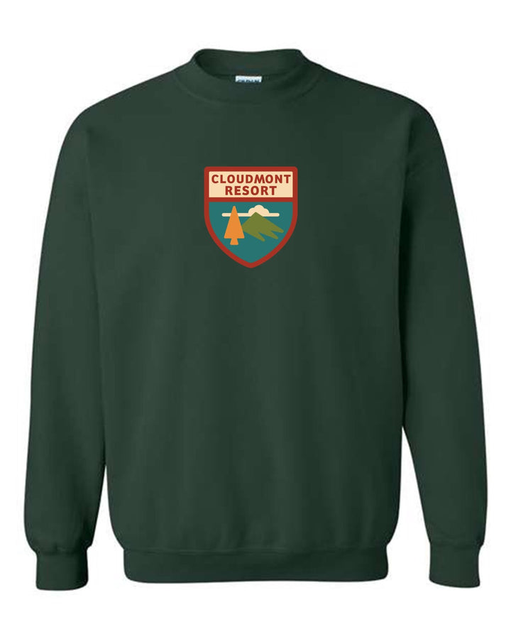 Cloudmont Resort Crewneck Sweatshirt Cloudmont Resort Forrest Youth Small - Third Coast Soccer