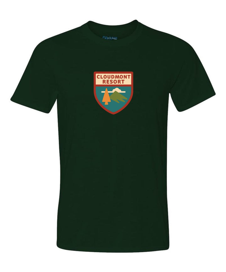 Cloudmont Resort Short-Sleeve T-Shirt Cloudmont Resort Forest Youth Small - Third Coast Soccer