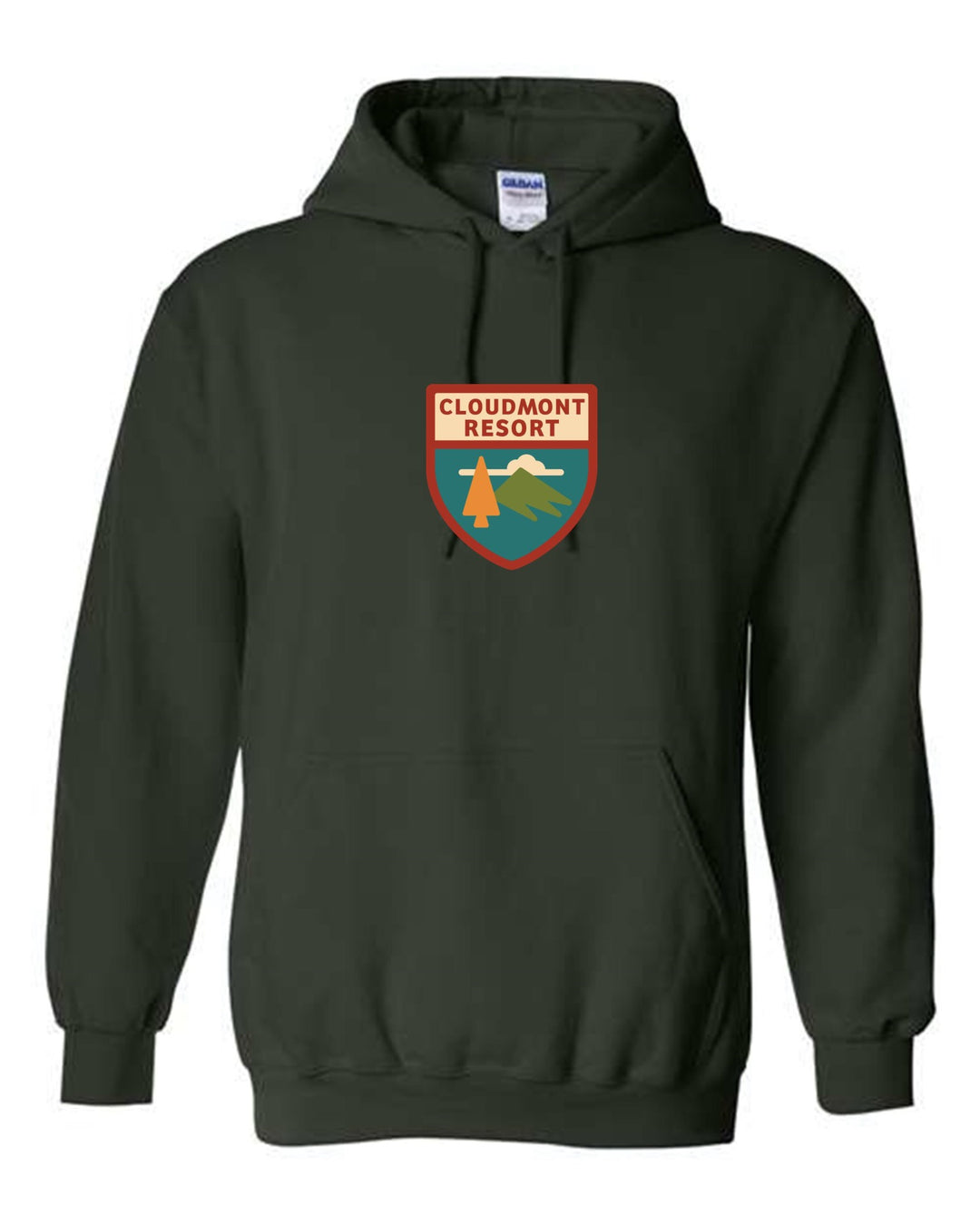 Cloudmont Resort Hooded Sweatshirt Cloudmont Resort Forest Youth Small - Third Coast Soccer
