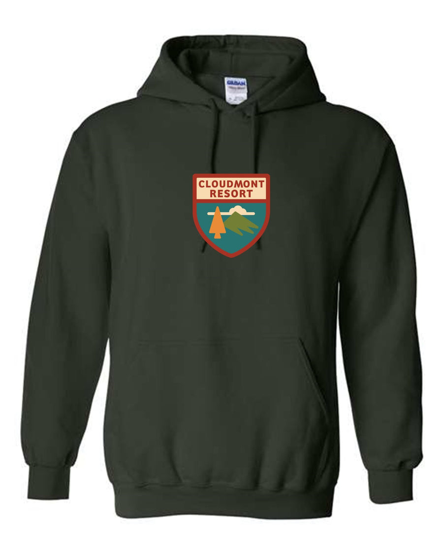Cloudmont Resort Hooded Sweatshirt Cloudmont Resort Forest Youth Small - Third Coast Soccer