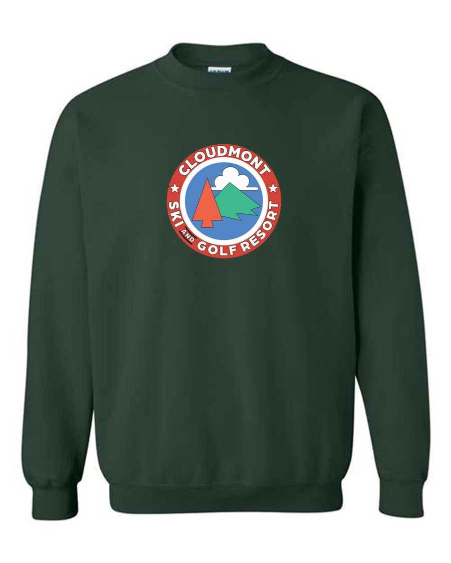 Cloudmont Ski and Golf Resort Crewneck Sweatshirt Ski and Golf Resort Forrest Youth Small - Third Coast Soccer