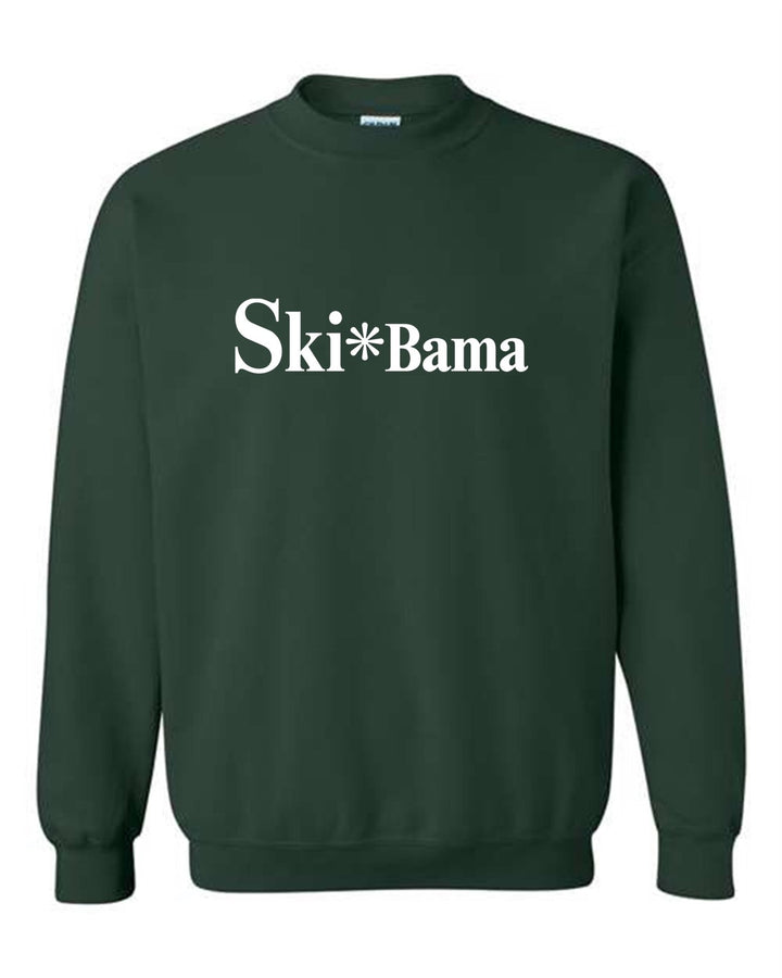 Ski Bama Crewneck Sweatshirt Ski Bama Forest Youth Small - Third Coast Soccer