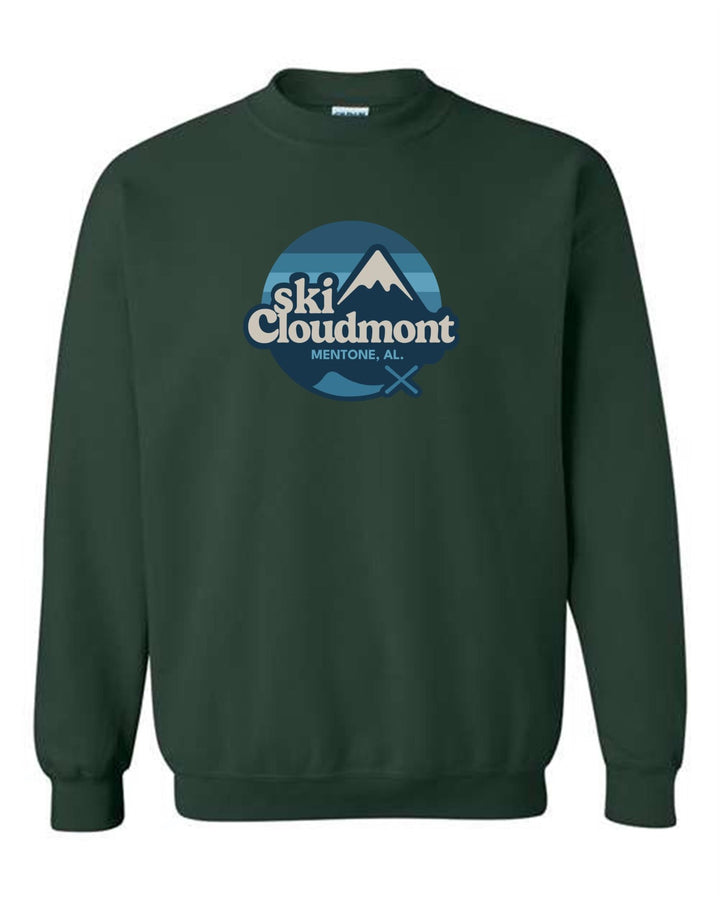 Ski Cloudmont Crewneck Sweatshirt Ski Cloudmont Forrest Youth Small - Third Coast Soccer