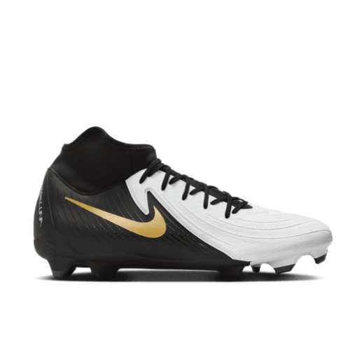 Nike Phantom Luna II Academy FG/MG - White/Black/Metallic Gold Mens Footwear   - Third Coast Soccer