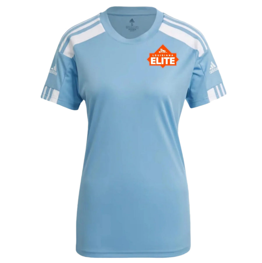 adidas Women's Louisiana Elite Squadra 21 Goalkeeper Jersey - Light Blue Louisiana Elite Girls - Third Coast Soccer