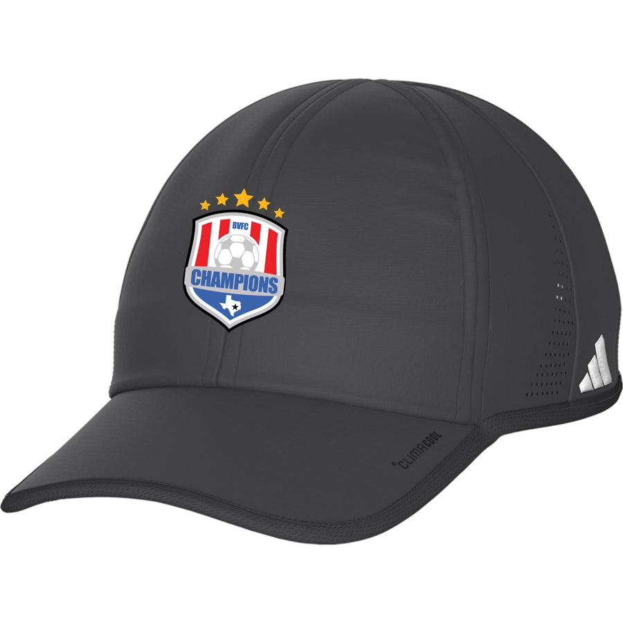 adidas BVFC Men's Superlite 3 Team Hat - Grey BVFC - Third Coast Soccer