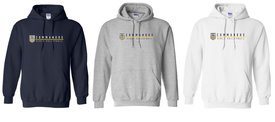 AHSA Girls Volleyball Hooded Sweatshirt AHSA Girls Volleyball - Third Coast Soccer