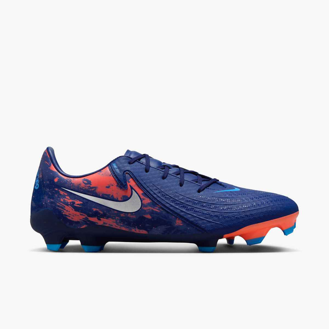 Nike Phantom GX II Academy Erling Haaland FG/MG - Blue Void/Chrome Men's Footwear - Third Coast Soccer