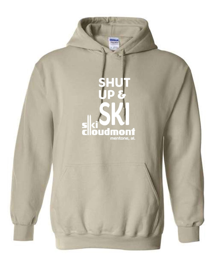 Shut Up & Ski Hooded Sweatshirt Shut up & ski Sand Youth Small - Third Coast Soccer