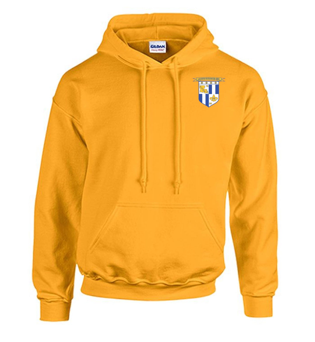 LYSA Hooded Sweatshirt LYSA Spiritwear Gold Mens Small - Third Coast Soccer