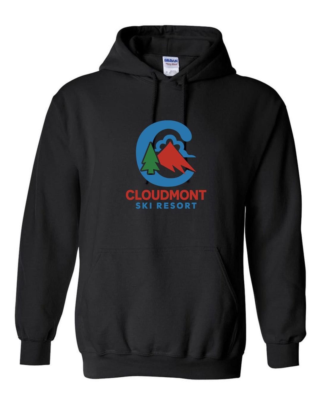 Cloudmont Ski Resort Hooded Sweatshirt C CSR Black Youth Small - Third Coast Soccer